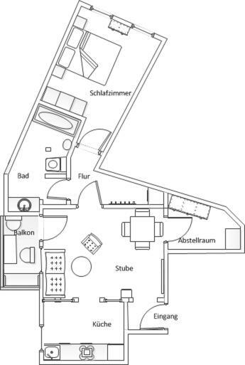 Ferienwohnung "Mia" Quedlinburg Exteriör bild